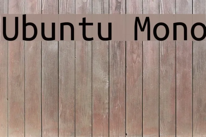 Ubuntu Mono Example 1