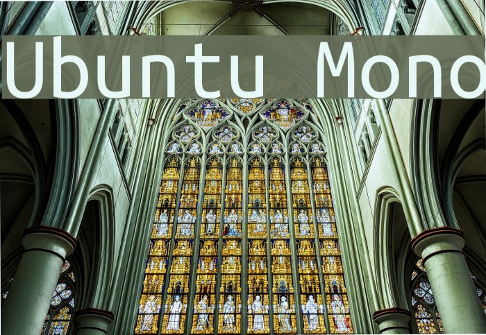 Ubuntu Mono Font examples