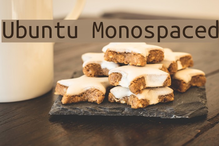 Ubuntu Monospaced Font examples
