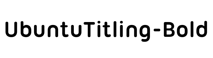 UbuntuTitling-Bold  لخطوط تنزيل