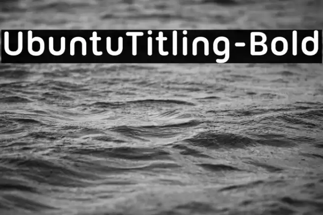 UbuntuTitling-Bold Font examples