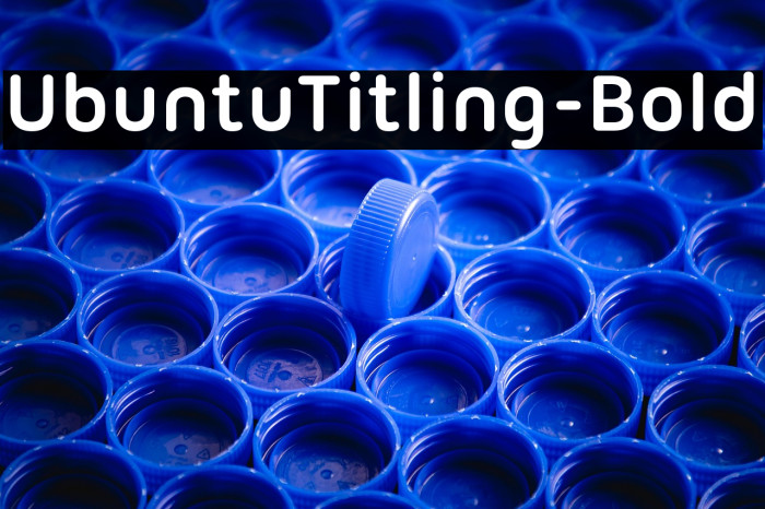 UbuntuTitling-Bold Example 2