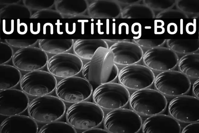 UbuntuTitling-Bold Font examples