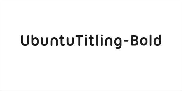UbuntuTitling-Bold Logo