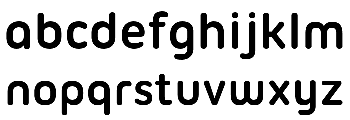 UbuntuTitling-Bold Font LOWERCASE