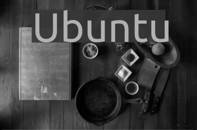 Ubuntu 字体 examples
