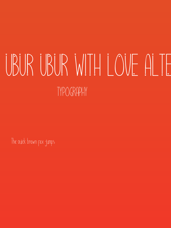 Ubur Ubur with Love alternatif2 Poster