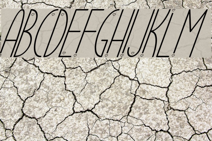 Ubur Ubur with Love alternatif3 Font examples