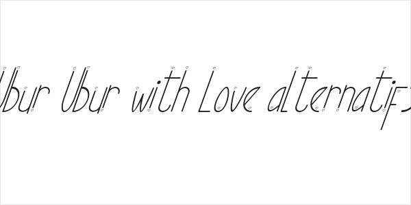 Ubur Ubur with Love alternatif3 Logo