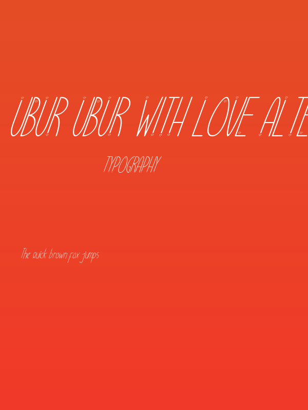 Ubur Ubur with Love alternatif3 Poster