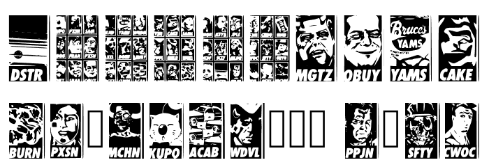 Ubuy Iconic Regular Font OTHER CHARS