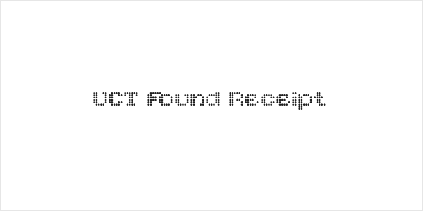 UCT Found Receipt Logo
