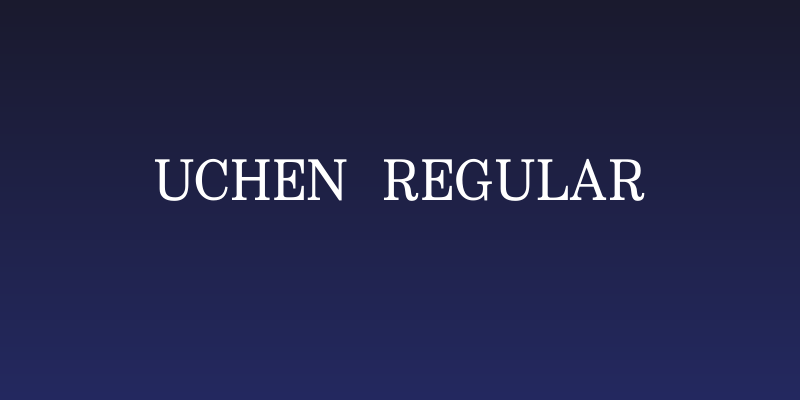 Uchen Regular Social Header