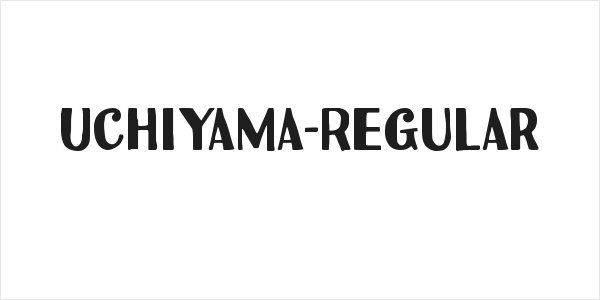 Uchiyama-Regular Logo