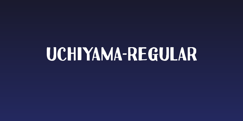 Uchiyama-Regular Social Header