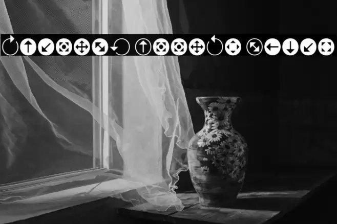 Uchrony Arrows Light Font examples