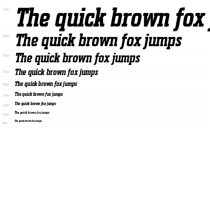 Uchrony Bold Italic Waterfall