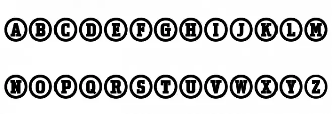 Uchrony Circle Bold Schriftart Groß