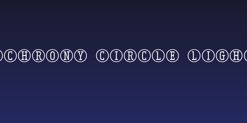 Uchrony Circle Light Social Header
