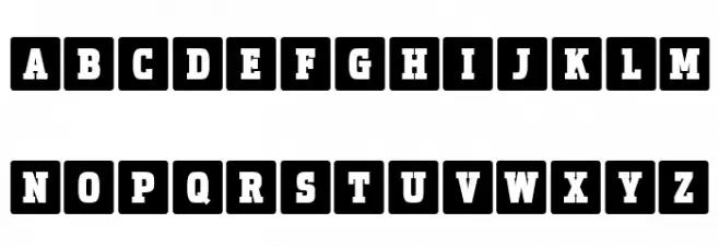 Uchrony Cube Bold Schriftart Groß