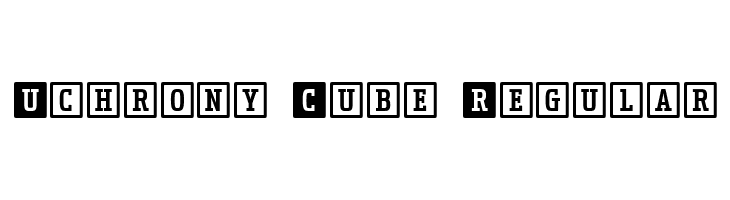 Uchrony Cube Regular  Скачать бесплатные шрифты