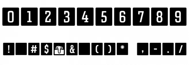 Uchrony Cube Regular Polices AUTRES CHARS