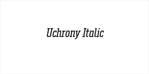 Uchrony Italic Logo