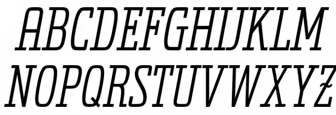 Uchrony Light Italic Schriftart Groß