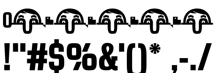 Uchrony Roman Bold Font OTHER CHARS