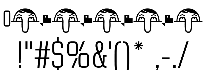 Uchrony Roman Light Font OTHER CHARS