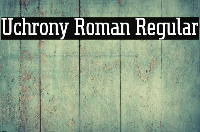 Uchrony Roman Regular Example 1
