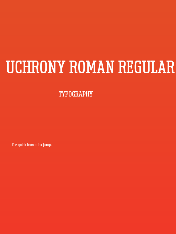 Uchrony Roman Regular Poster