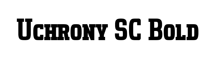 Uchrony SC Bold  Free Fonts Download