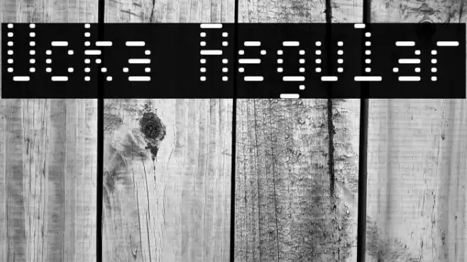 Ucka Regular फ़ॉन्ट examples