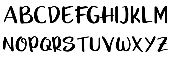 UcuAned Font LOWERCASE