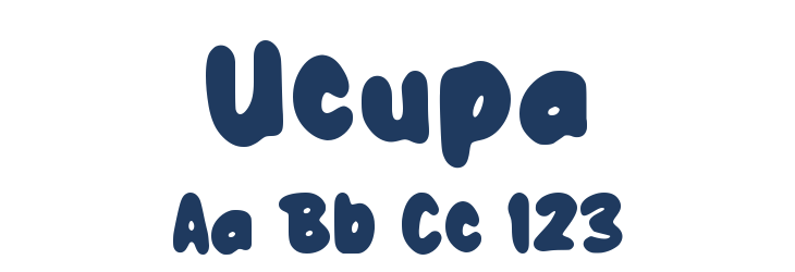 Ucupa Font Preview