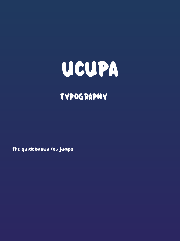 Ucupa Poster