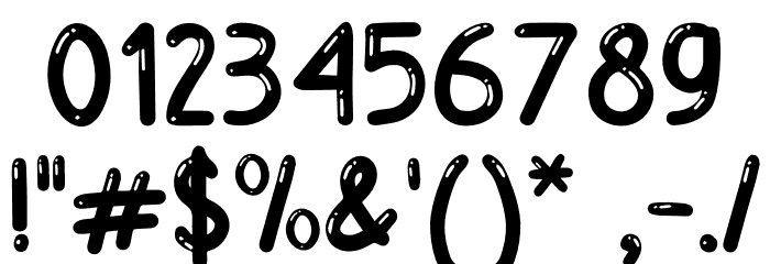 Udara Malam Font OTHER CHARS