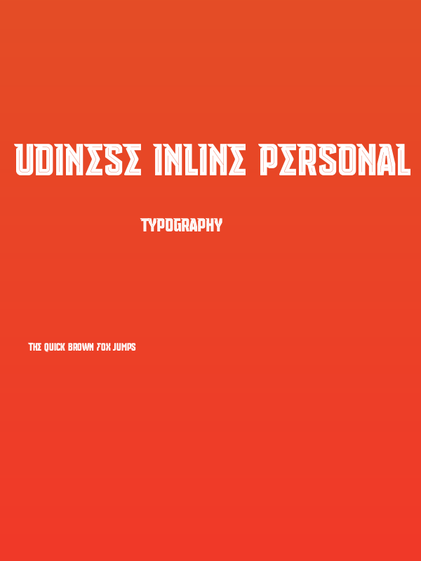 Udinese Inline Personal Use Poster