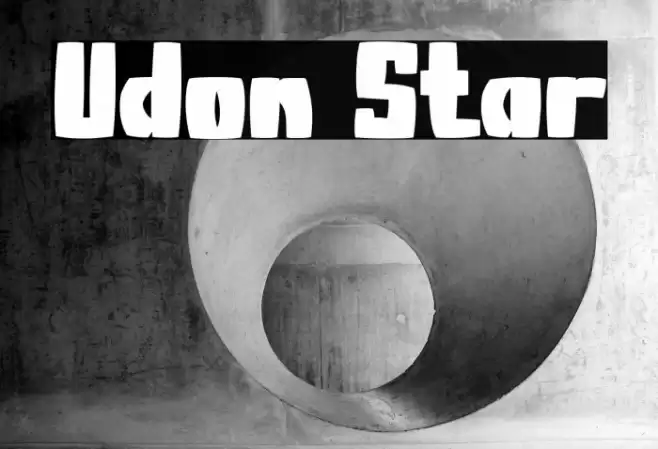 Udon Star Font examples