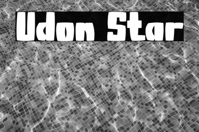 Udon Star Font examples