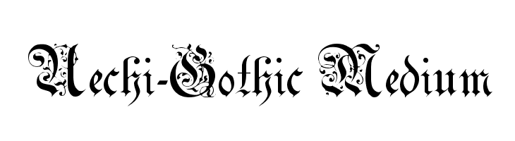 Uechi-Gothic Medium  Free Fonts Download