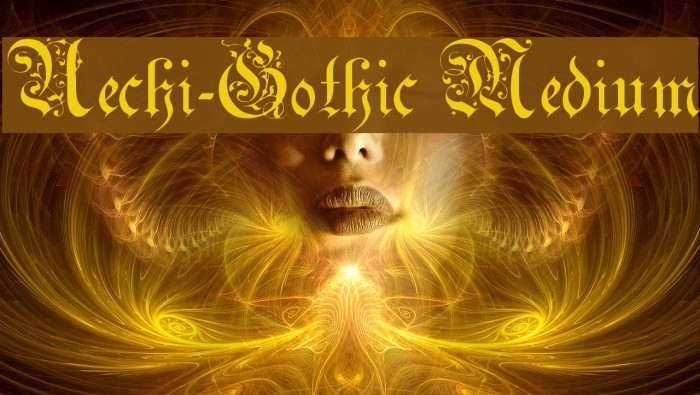 Uechi-Gothic Medium फ़ॉन्ट examples