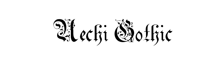 Uechi Gothic Font