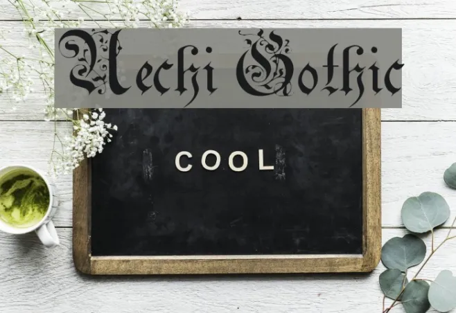Uechi Gothic Example 1