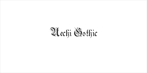 Uechi Gothic Logo