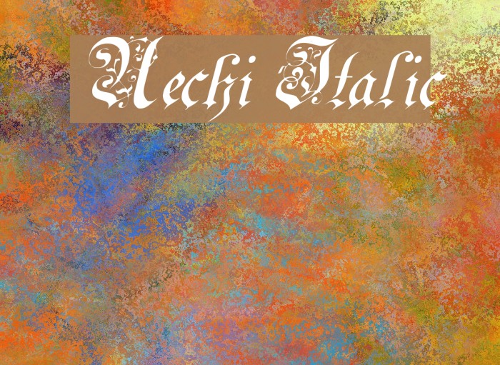 Uechi Italic Font examples