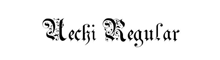Uechi Regular Font