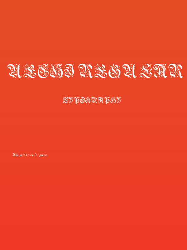 Uechi Regular Poster