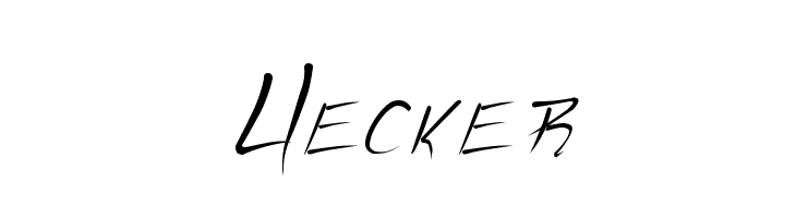 Uecker Font